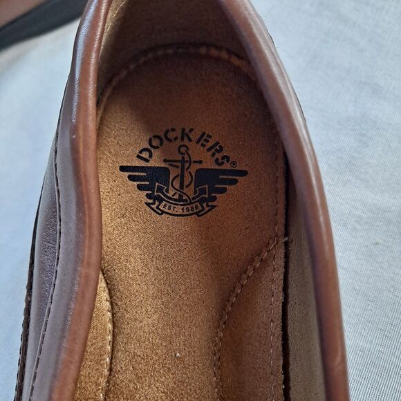 Dockers Sinclair Kiltie Dress Loafers Men\'s Size 8M Brown Leather Double Tassel main image 7